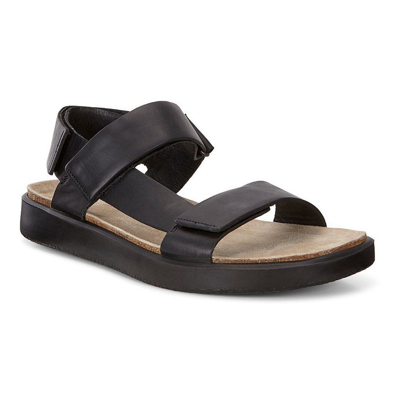 Men Casual Ecco Corksphere Sandal M - Sandals Black - India OUAWGT906